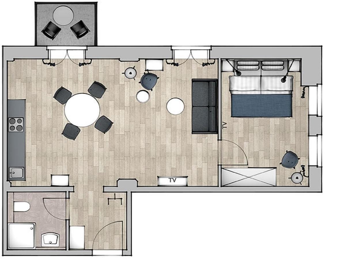 Appartement Altstadtblick im Ohlerich-Speicher Wißmar Exterior foto